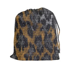 Animalprint Drawstring Pouch (2xl) by PollyParadise