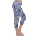 Folk floral pattern. Abstract flowers surface design. Seamless pattern Capri Winter Leggings  View3