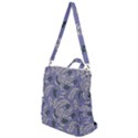 Folk floral pattern. Abstract flowers surface design. Seamless pattern Crossbody Backpack View1