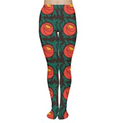 Rose Ornament Tights by SychEva