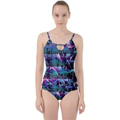 Technophile s Bane Cut Out Top Tankini Set by MRNStudios