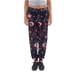 Pattern Lune Étoile Profondeur Women s Jogger Sweatpants by alllovelyideas