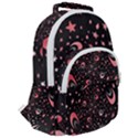 Pattern Lune étoile Profondeur Rounded Multi Pocket Backpack View2