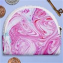 Marbling art print Horseshoe Style Canvas Pouch View2