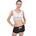 Pattern Mystic V-Back Sports Bra View1