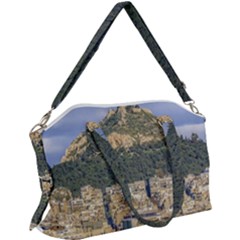 Atenas Aerial View Cityscape Photo Canvas Crossbody Bag by dflcprintsclothing