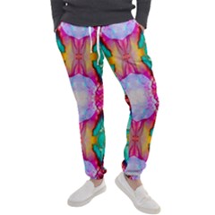 Colorful Abstract Painting E Men s Jogger Sweatpants by gloriasanchez