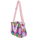 Colorful Abstract Painting E Rope Handles Shoulder Strap Bag View1