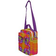 Glitch Futuristic Punk  Crossbody Day Bag by gloriasanchez