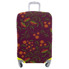 Folk Floral Art Pattern  Flowers Abstract Surface Design  Seamless Pattern Luggage Cover (medium) by Eskimos