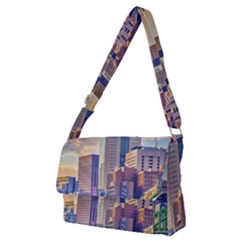 Akihabara Zone Urban Scene Tokyo Japan Full Print Messenger Bag (m) by dflcprintsclothing