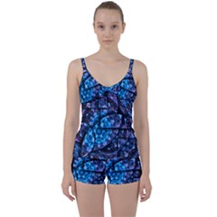 Dismembered Mandala Tie Front Two Piece Tankini by MRNStudios