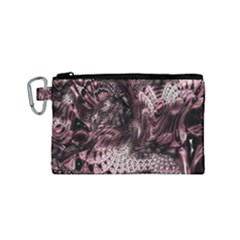 Geometric Abstraction Canvas Cosmetic Bag (small) by MRNStudios