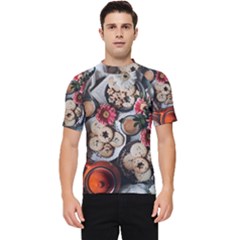Cookies & Tea Tray  Men s Short Sleeve Rash Guard by Incredible