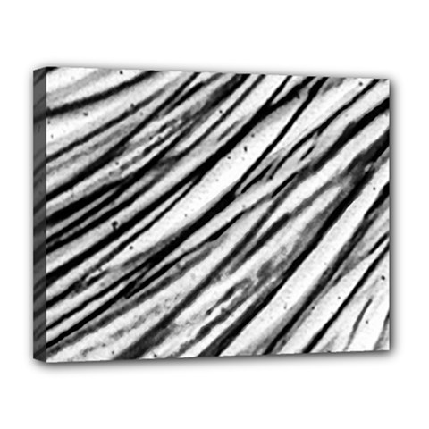 Galaxy Motion Black And White Print 2 Canvas 14  X 11  (stretched) by dflcprintsclothing
