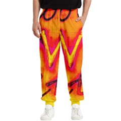  Graffiti Love Men s Elastic Waist Pants by essentialimage365