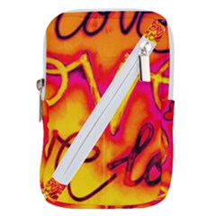  Graffiti Love Belt Pouch Bag (small) by essentialimage365