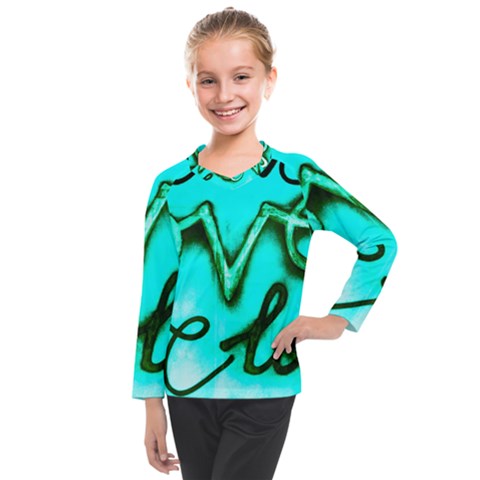  Graffiti Love Kids  Long Mesh Tee by essentialimage365
