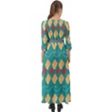 Starfish And Seashells  Sea Button Up Boho Maxi Dress View2