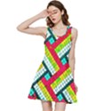 Pop Art Mosaic Inside Out Racerback Dress View1