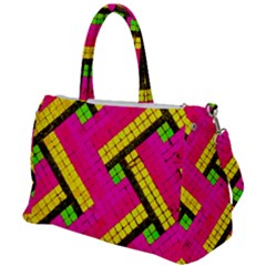 Pop Art Mosaic Duffel Travel Bag by essentialimage365