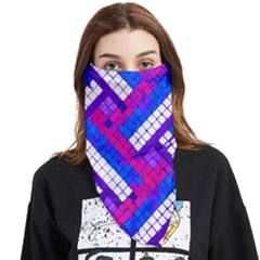 Pop Art Mosaic Face Covering Bandana (triangle) by essentialimage365