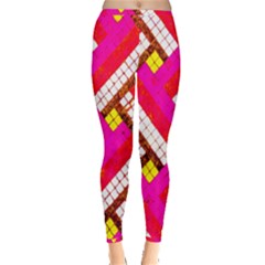 Pop Art Mosaic Inside Out Leggings by essentialimage365