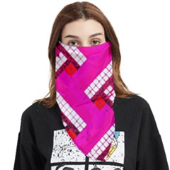 Pop Art Mosaic Face Covering Bandana (triangle) by essentialimage365