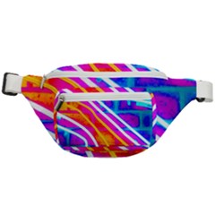 Pop Art Neon Wall Fanny Pack by essentialimage365