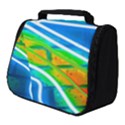 Pop Art Neon Wall Full Print Travel Pouch (Small) View1