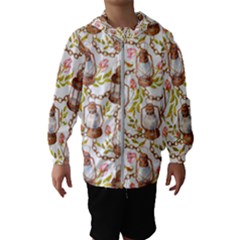 Latterns Pattern Kids  Hooded Windbreaker by designsbymallika