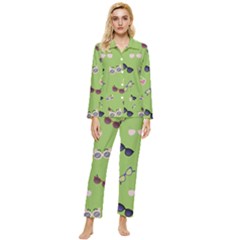 Sunglasses Funny Womens  Long Sleeve Pocket Pajamas Set by SychEva