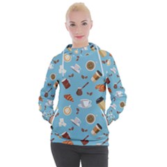 Coffee Time Women s Hooded Pullover by SychEva