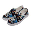 Rainbow Vortex Women s Canvas Slip Ons View2