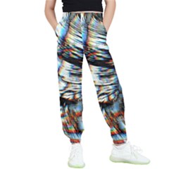 Rainbow Vortex Kids  Elastic Waist Pants by MRNStudios