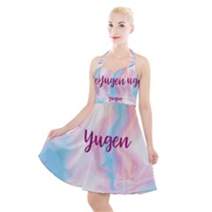 Yugen Halter Party Swing Dress  by designsbymallika