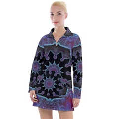 Framed Mandala Women s Long Sleeve Casual Dress by MRNStudios