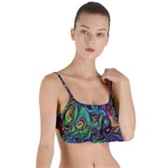 Brain Melt Layered Top Bikini Top  by MRNStudios