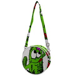 Cactus Crossbody Circle Bag by IIPhotographyAndDesigns