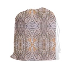 Inked Patterns Repeats Drawstring Pouch (2xl) by kaleidomarblingart