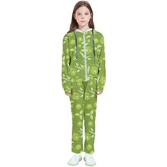 Folk Flowers Art Pattern  Kids  Tracksuit by Eskimos