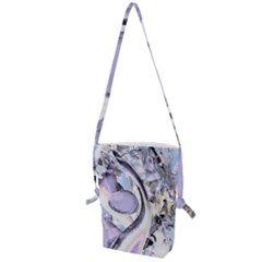 Landslide Baby Blue Folding Shoulder Bag by MRNStudios