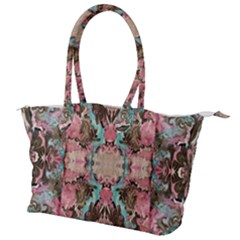Velvet Arabesque Canvas Shoulder Bag by kaleidomarblingart