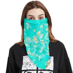 Pop Art Neuro Light Face Covering Bandana (triangle) by essentialimage365