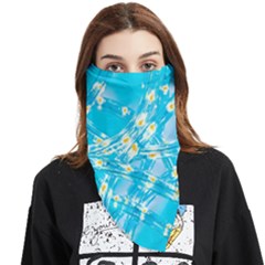 Pop Art Neuro Light Face Covering Bandana (triangle) by essentialimage365