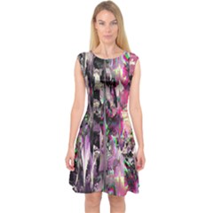 Combat Drops Capsleeve Midi Dress by MRNStudios