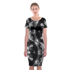 Gemini Mandala Classic Short Sleeve Midi Dress by MRNStudios