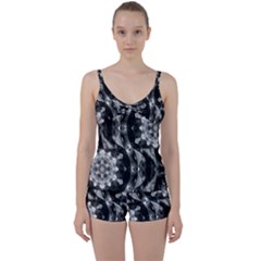 Gemini Mandala Tie Front Two Piece Tankini by MRNStudios