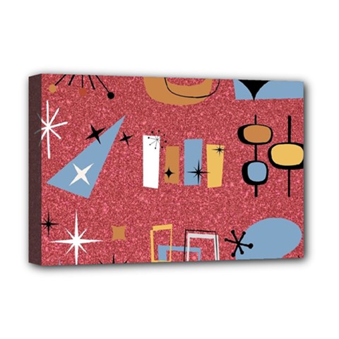 50s Deluxe Canvas 18  X 12  (stretched) by NerdySparkleGoth