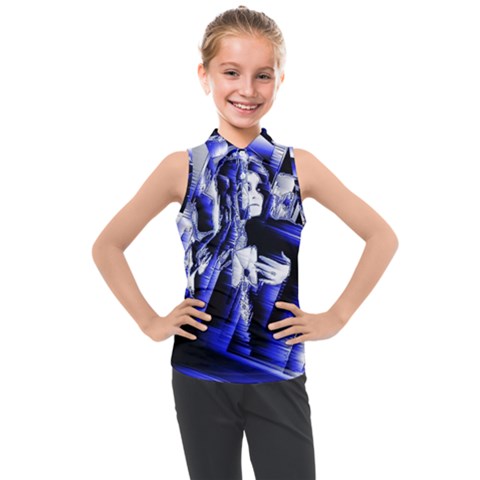 Glacial Speeds Kids  Sleeveless Polo Tee by MRNStudios